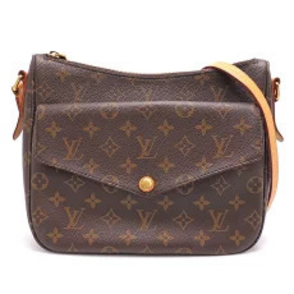 Louis Vuitton Mabillon Shoulder Bag Monogram Brown